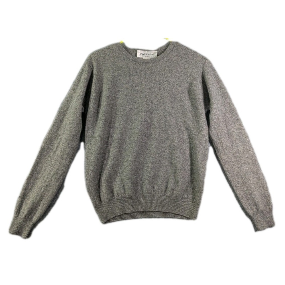 Jones New York Heather Gray Crewneck Pullover